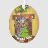 Kerstboom Teddy Bear Surprise Ornament (voorkant)