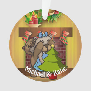 Kerstboom Teddy Bear Surprise Ornament