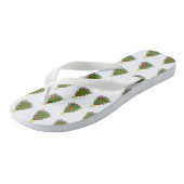 kerstboom teenslippers (Schuin)