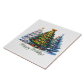 Kerstboom tegeltje (Zijkant)