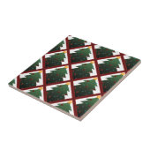 kerstboom tegeltje (Zijkant)