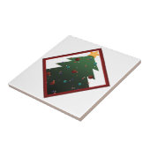 kerstboom tegeltje (Zijkant)