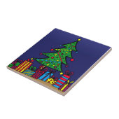 kerstboom tegeltje (Zijkant)