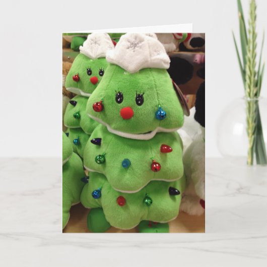 KERSTBOOM TEGEN MIJN TWEELING PRATEN MET KERST FEESTDAGEN KAART (Voorkant)