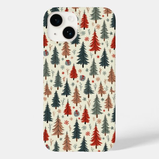 Kerstboom telefoonhoesje Case-Mate iPhone case (Achterkant)