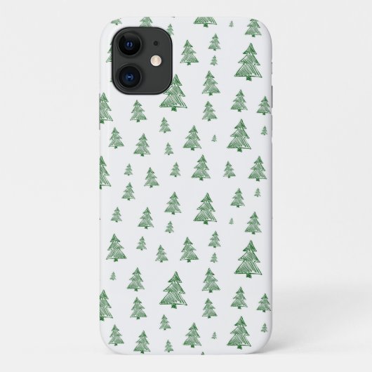 Kerstboom telefoonhoesje Case-Mate iPhone case (Achterkant)