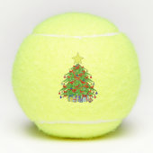 kerstboom tennisballen (Voorkant)