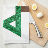 kerstboom theedoek (Quarter Fold)