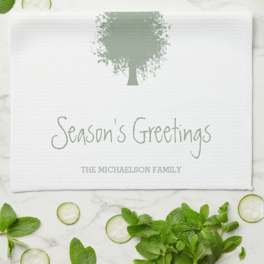 Kerstboom Theedoek (Gevouwen)