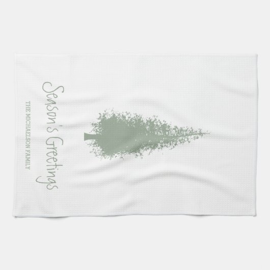 Kerstboom Theedoek (Horizontaal)