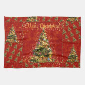 kerstboom theedoek (Horizontaal)