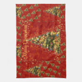 kerstboom theedoek (Verticaal)