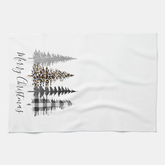 kerstboom theedoek (Horizontaal)