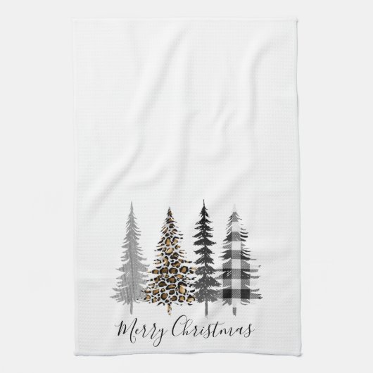 kerstboom theedoek (Verticaal)