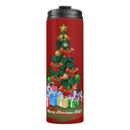Kerstboom Thermische Tumbler Thermosbeker