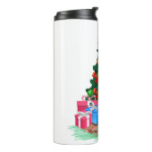 Kerstboom Thermische Tumbler Thermosbeker (Gedraaid links)