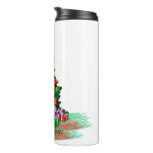Kerstboom Thermische Tumbler Thermosbeker (Geroteerd rechts)