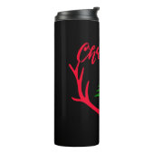 kerstboom thermosbeker (Gedraaid links)
