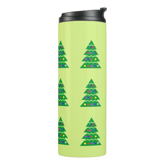 kerstboom thermosbeker (Gedraaid links)