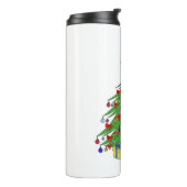 kerstboom thermosbeker (Gedraaid links)