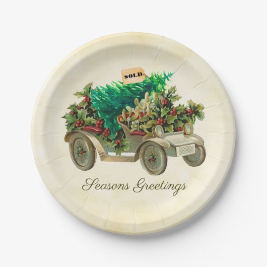 Kerstboom Thuis Bezorgen Papieren Bord (Voorkant)