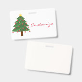 Kerstboom Thunder_Cove Badge (Voor- en achterkant)