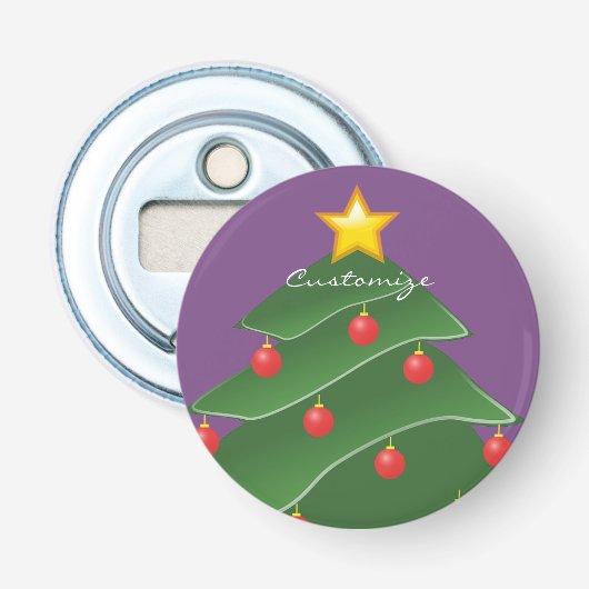 Kerstboom Thunder_Cove Button Flesopener (Voorkant)