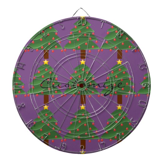 Kerstboom Thunder_Cove Dartbord (Voorkant)