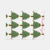 Kerstboom Thunder_Cove Fleece Deken (Voorkant (Horizontaal))