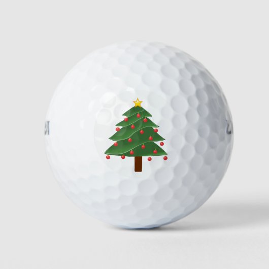 Kerstboom Thunder_Cove Golfballen (Voorkant)
