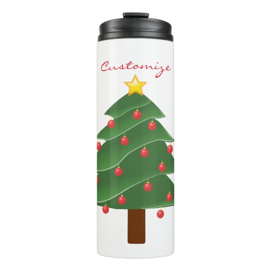 Kerstboom Thunder_Cove Thermosbeker (Voorkant)