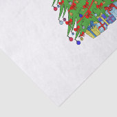 kerstboom tissuepapier (Detail)