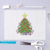 kerstboom tissuepapier (Craft)