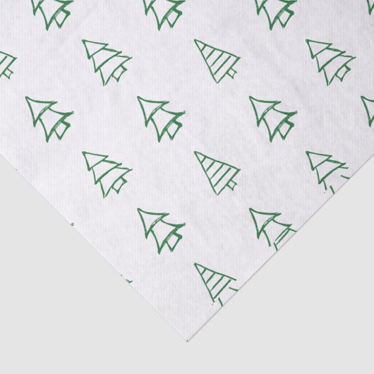 kerstboom tissuepapier (Detail)