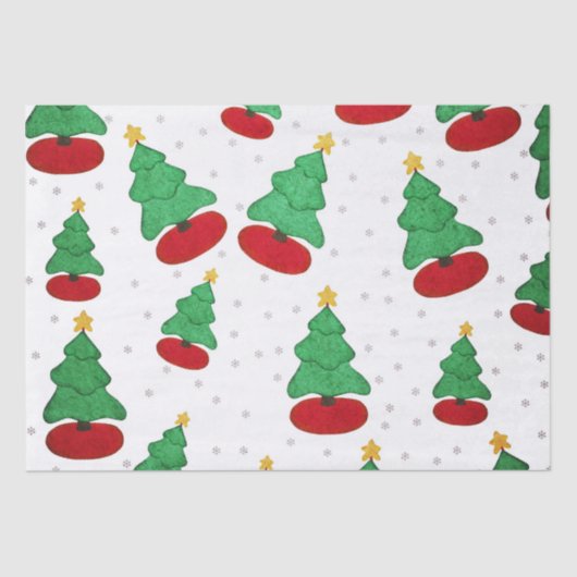 kerstboom tissuepapier (Voorkant)