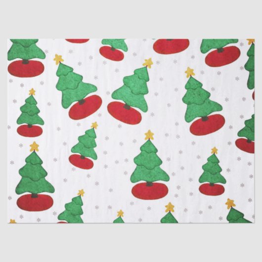 kerstboom tissuepapier (Voorkant)