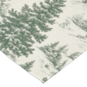 Kerstboom Toile de Jouy Green Tafelkleed (Gekanteld)