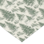 Kerstboom Toile De Jouy Groen Tafelkleed (Gekanteld)