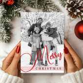 Kerstboom Toile Persoonlijke Familie Foto Feestdagen Kaart