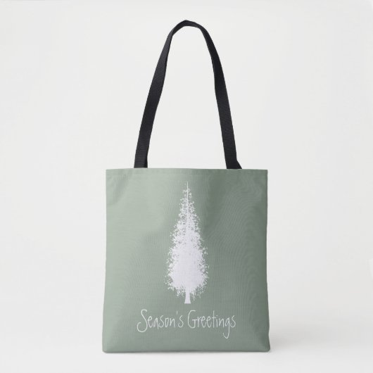 Kerstboom Tote Bag (Voorkant)