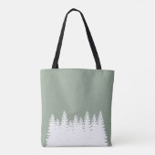 Kerstboom Tote Bag (Achterkant)