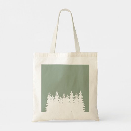 Kerstboom Tote Bag (Achterkant)