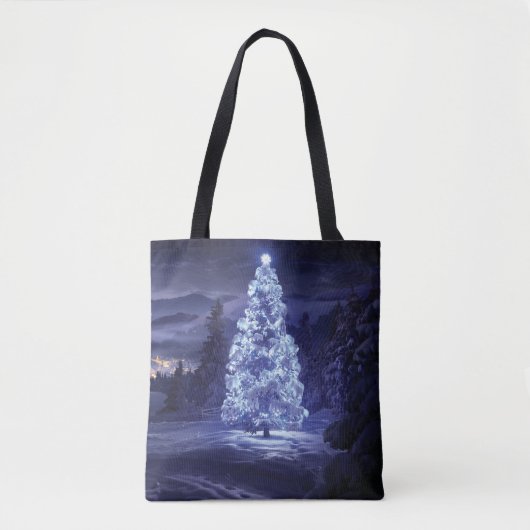 kerstboom tote bag (Voorkant)