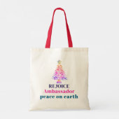 Kerstboom Tote Bag (Achterkant)