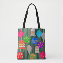 kerstboom tote bag