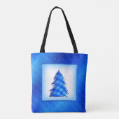 kerstboom tote bag (Achterkant)