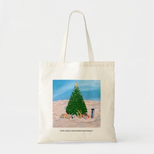 Kerstboom Tote Bag (Voorkant)