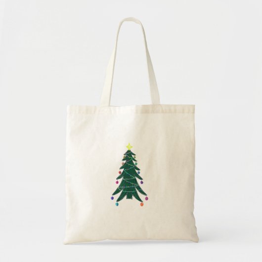 kerstboom tote bag (Voorkant)