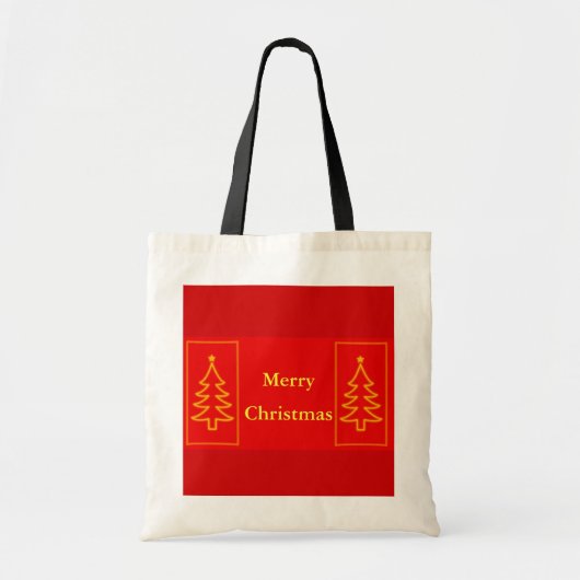 kerstboom tote bag (Voorkant)