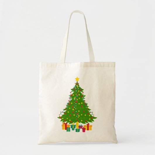 kerstboom tote bag (Voorkant)
